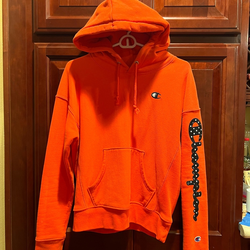 Champion Orange Hoodie